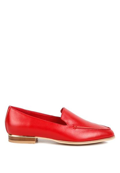 Richelli Metallic Sling Detail Loafers