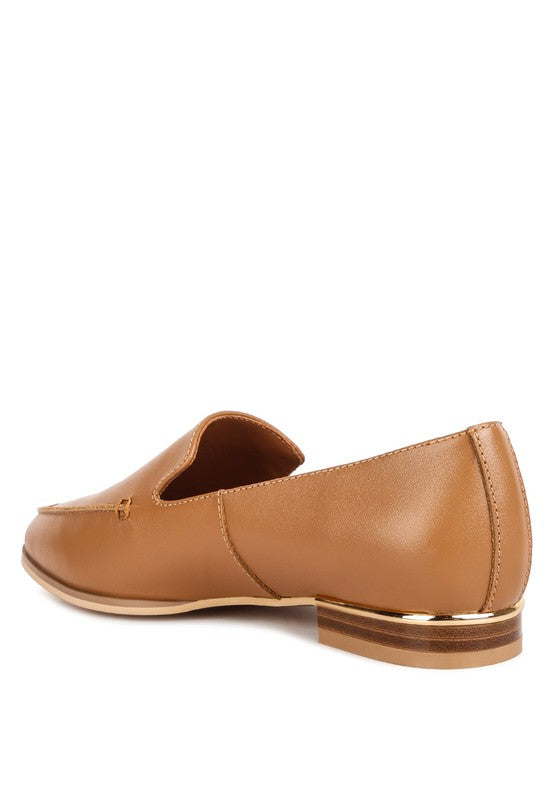 Richelli Metallic Sling Detail Loafers