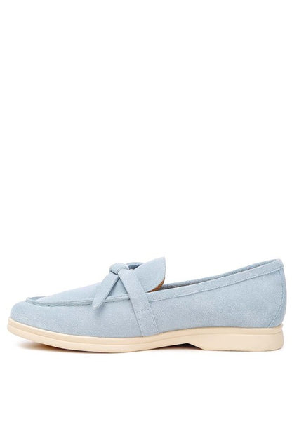 Nautica Suede Knot Detailed Loafers