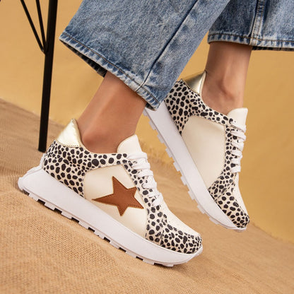 Smith Cute Animal Print Sneakers