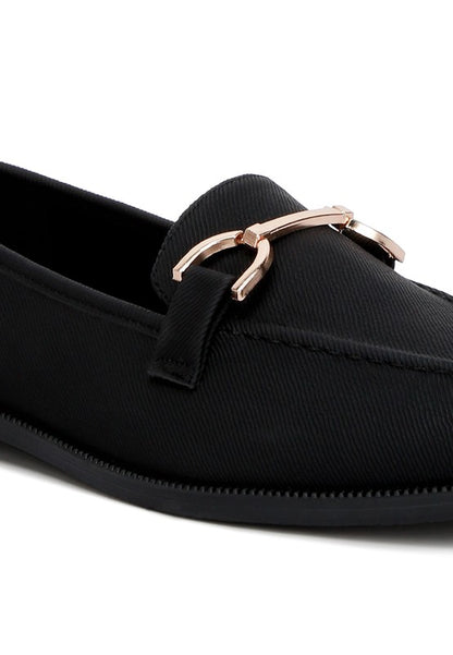 Fable Horsebit Embellished Flat Loafers