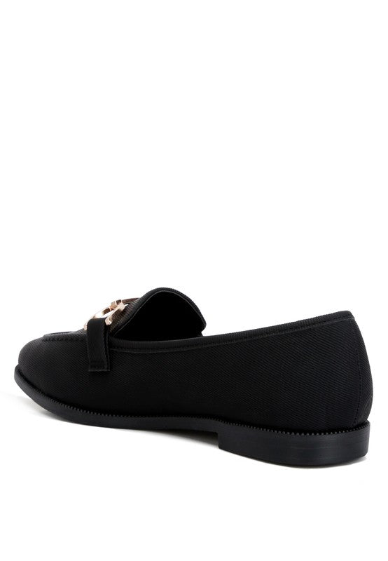 Fable Horsebit Embellished Flat Loafers