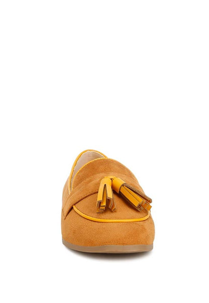 Folklore Micro Suede Tassel Loafers